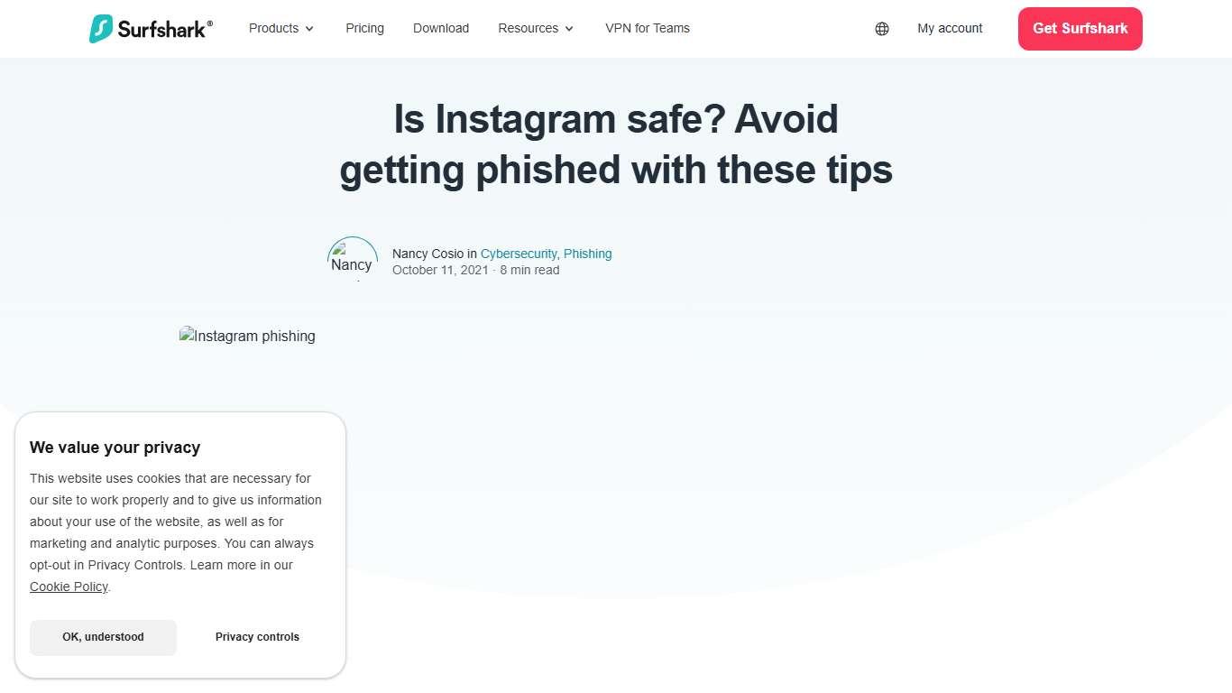 Instagram phishing: How to avoid it in 2026 - Surfshark